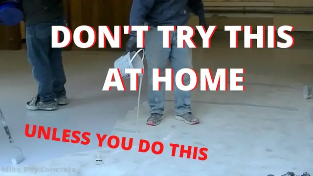 Video thumbnail for DIY Epoxy Flake Garage Floor (Don't Try This At Home UNLESS!)