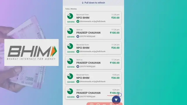 'Video thumbnail for bhim app cashback offer 2024 - bhim app se paise kaise kamaye'