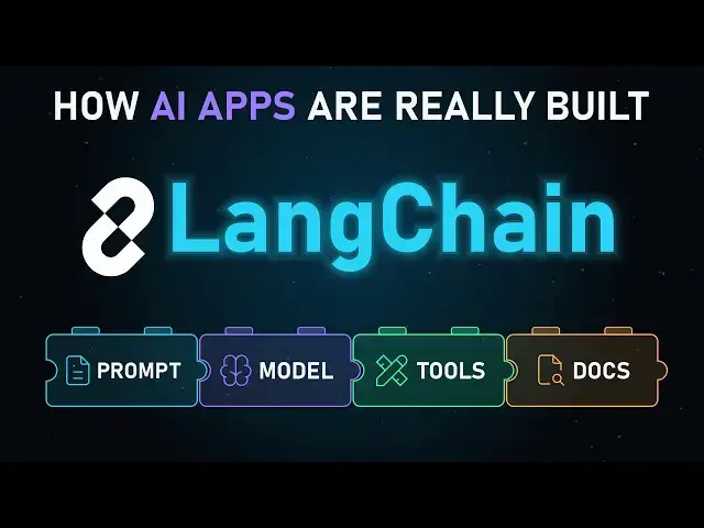 Video thumbnail for LangChain Explained: How AI Apps Are Really Built
