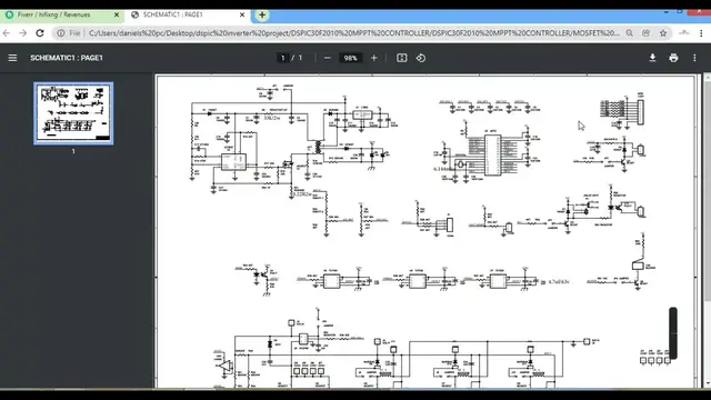 'Video thumbnail for dspic30f2010 mppt controller project free download, mppt controller circuit'
