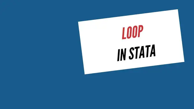 'Video thumbnail for Basics of Loop in Stata | forvalues loop | foreach loop'