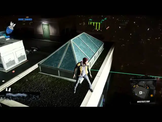 Video thumbnail for inFamous: Second Son - Quid Pro Quo: Investigate Roof (Use Invisible Power) DUP Agents Combat PS4