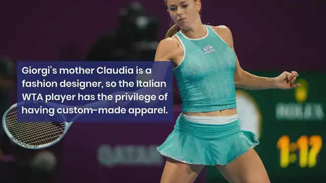Video thumbnail for Camila Giorgi's tennis dresses