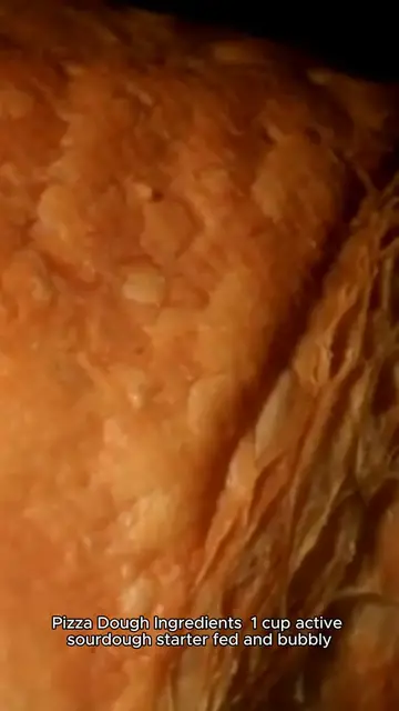 Video thumbnail for sourdough pizza dough recipe