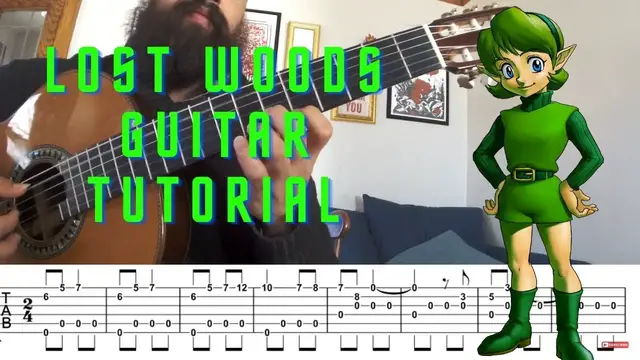 Video thumbnail for Lost Woods Guitar | ZELDA Guitar Tutorial (Tabs)