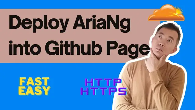 Video thumbnail for Deploy AriaNg on Github Page (HTTP & HTTPS) with Your Own Domain