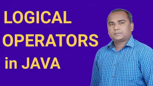 Video thumbnail for What are LOGICAL OPERATORS in Java with Example in Hindi