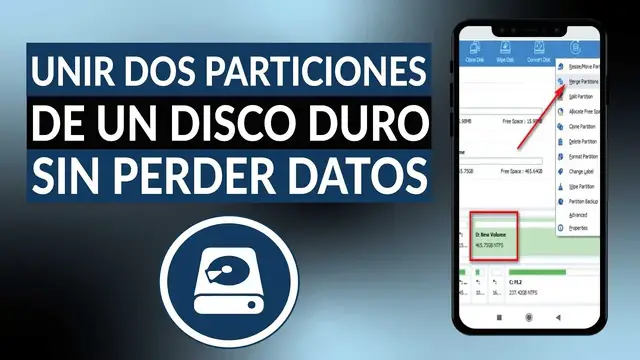 Video thumbnail for Cómo fusionar o unir dos particiones de un DISCO DURO sin perder datos