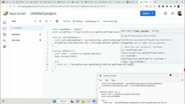 Video thumbnail for Google Apps Script to Submit HTML5 Form Data to Google Sheets in Browser Using Javascript