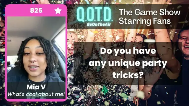 Video thumbnail for Our Favorite Answers: Mia can dance and drink at the same time. Impressive!