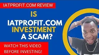 Video thumbnail for iatprofit.com investment review (Legit or Scam?) Watch NOW! #scamalertreviews #investmentreview