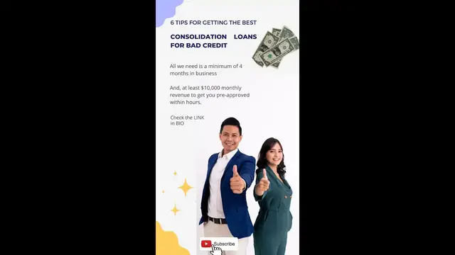 Video thumbnail for Consolidation Loans 💰💸 For Bad Credit  #consolidation