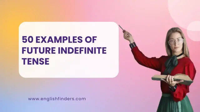 Video thumbnail for 50 Examples of Future Indefinite Tense | English Finders