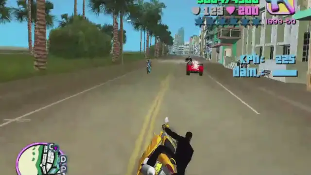 Video thumbnail for Bike riding on GTA Vice city