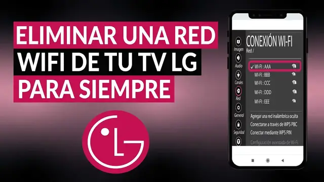 Video thumbnail for ¿Cómo eliminar una red WiFi de tu TV LG para siempre? - Olvidar o desconectar
