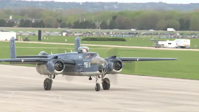 Video thumbnail for B-25's Landing at NMUSAF for 75th anniversary of the Doolittle Raid (Part 2)