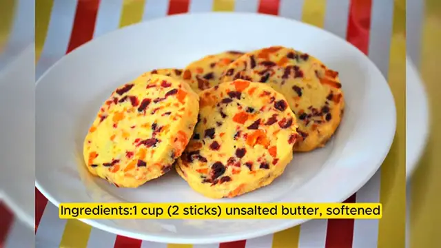 Video thumbnail for Zesty Cranberry-Orange Shortbread