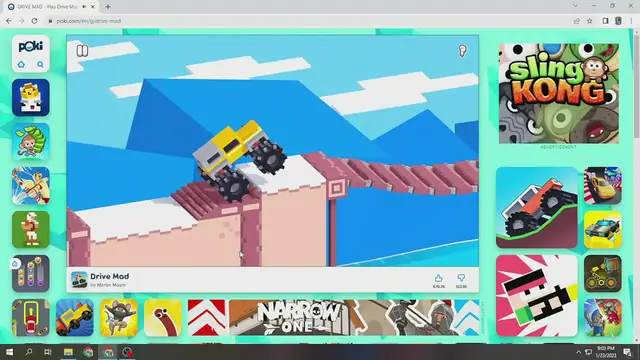 Video thumbnail for snokido/games/drive-mad