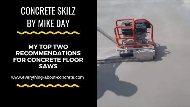 Video thumbnail for My two favorite concrete floor saws - What I recommend!!