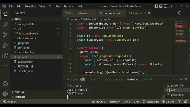 Video thumbnail for Build a Bun.js CRUD REST API Using SQLite3 Database in TypeScript Full Project For Beginners