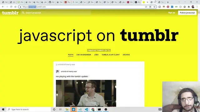 Video thumbnail for jQuery Project to Search Tumblr API User Blog Posts & Images & Display it on Website With Pagination