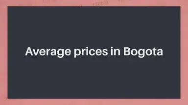 'Video thumbnail for Cost of living / visiting Bogota, Colombia : plan your trip!'
