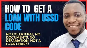 Video thumbnail for How to get a LOAN with USSD CODE Only (No collateral, no defamation, Not a loan shark)🔥#loanshark😲