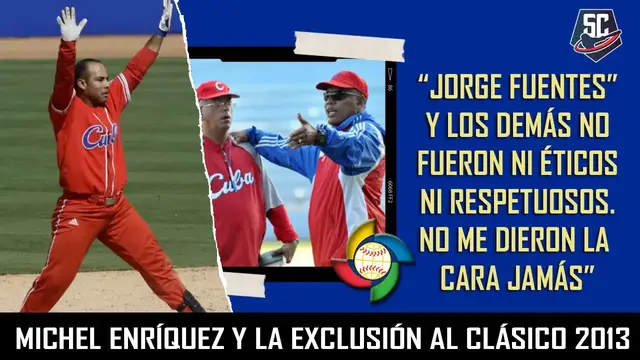 Video thumbnail for Michel Enríquez CRITICÓ DURO a Jorge Fuentes, Víctor Mesa y la Comisión por la forma que lo trataron