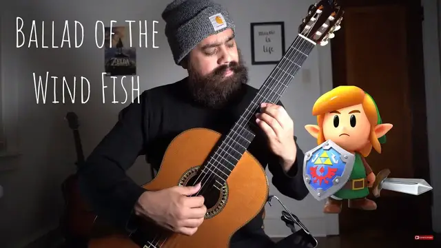 Video thumbnail for Ballad of the Wind Fish Guitar | ZELDA Guitar Cover (Tabs)