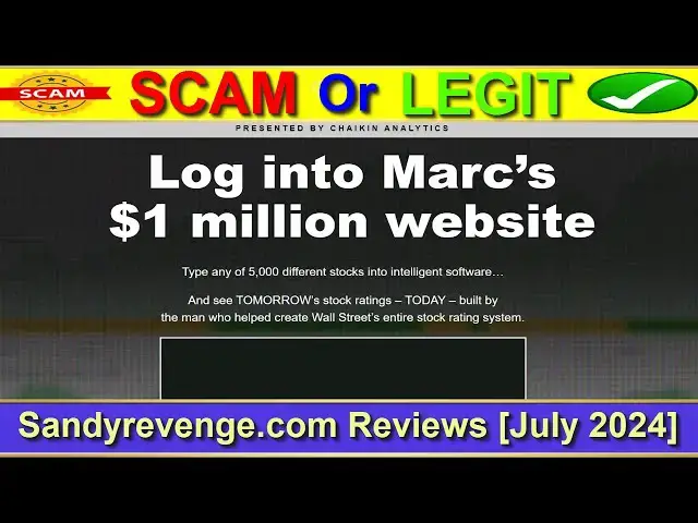 Video thumbnail for Sandyrevenge.com Reviews (July 2024) Check This Website Legit Or Scam? | Product Review