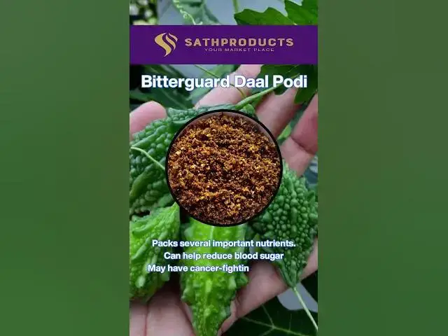 'Video thumbnail for Health benefit of Bitterguard Daal Podi.'