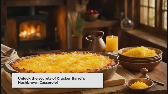 Video thumbnail for Unlocking the Secret: Cracker Barrel's Famous Hashbrown Casserole