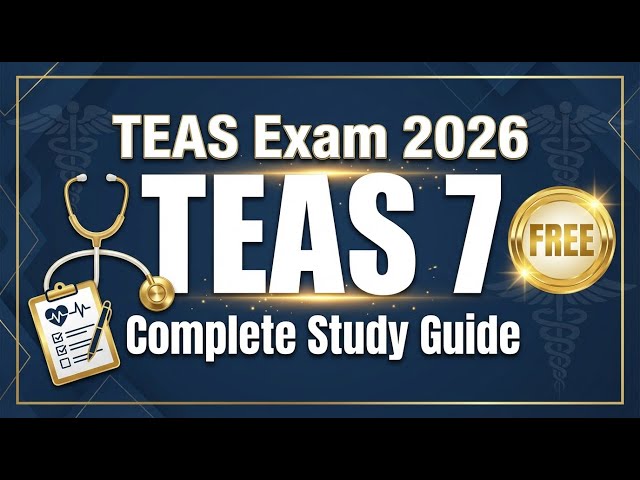 Video thumbnail for ATI TEAS 7 Exam 2026: Complete Study Guide - Pass Your Nursing School Admission Test (FREE)