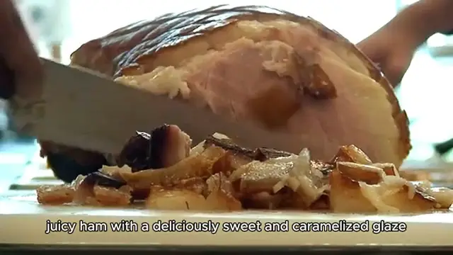 Video thumbnail for baked ham recipe