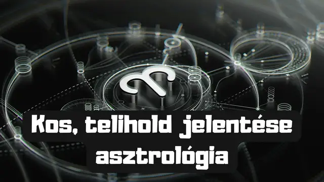 Video thumbnail for Kos, telihold jelentése asztrológia