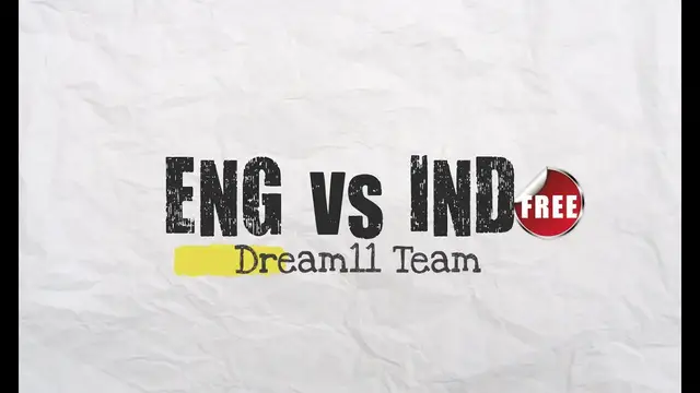 Video thumbnail for ENG vs IND Dream11 Team | England vs India Dream11 Prediction | IND vs ENG Playing 11 | Winning Team