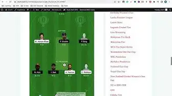 Video thumbnail for PSM vs AJH Dream11 Prediction PSM vs AJH Dream11 Team PSM vs AJH Dream11 Team Today Playing 11