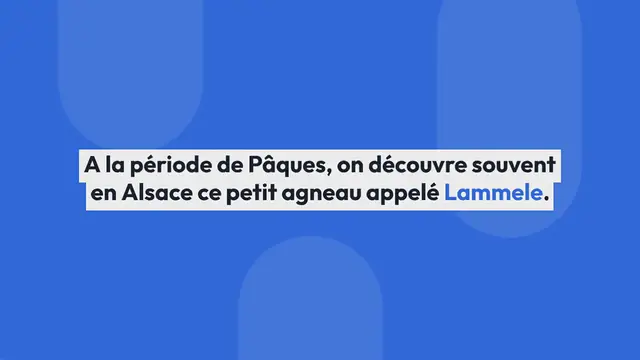Video thumbnail for Le Lammele de Pâques ou « Agneau Pascal »