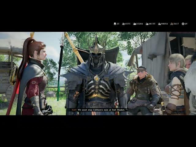 Video thumbnail for Crimson Desert - Ch 9 Lust For Power: Return To Camp: Talk with Damiane and Greymanes Cutscene