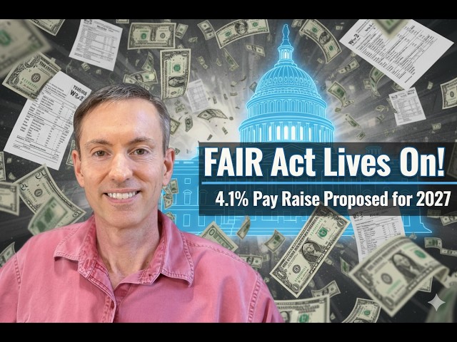 Video thumbnail for 4.1% Raise for Feds? The Truth About the 2027 FAIR Act