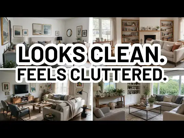 Video thumbnail for WHY DOES MY HOME FEEL CLUTTERED EVEN WHEN IT'S CLEAN?
