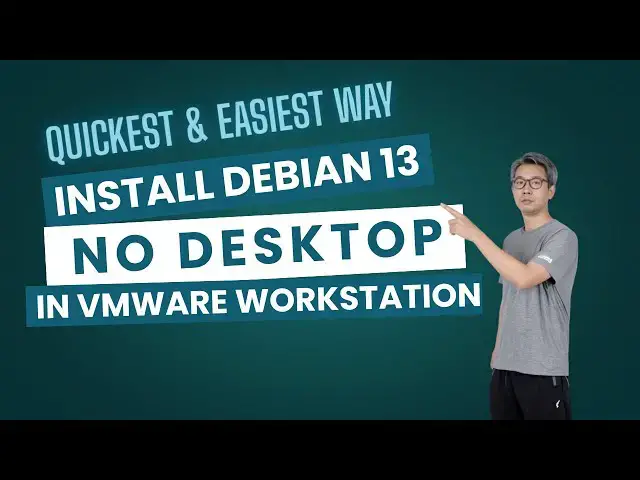 Video thumbnail for Download and Install Debian 13 (No Desktop) on Vmware Workstation (Quick and Easy)