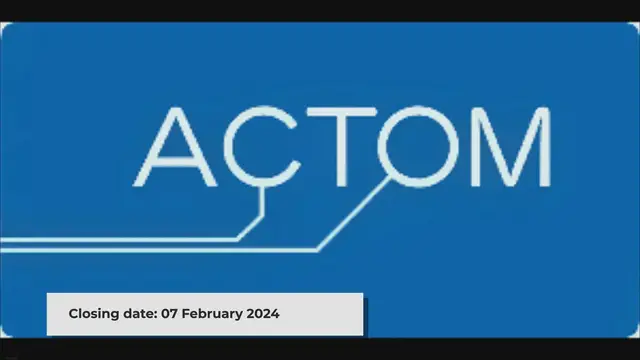 Video thumbnail for ACTOM:engineering Apprenticeship Intake 2024/2025