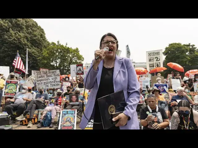 Video thumbnail for Secret Video Shows Rashida Tlaib Burying Biden, Dems - Tells Extreme Activists To 'Shame' Them