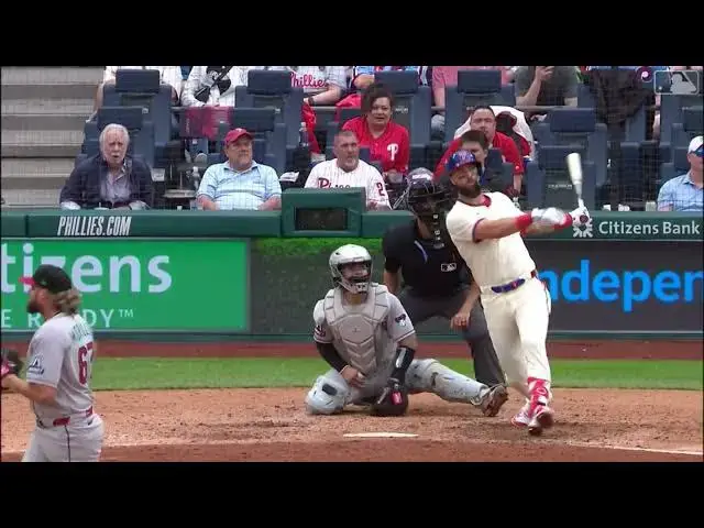 'Video thumbnail for Weston Wilson SMOKES a Three-Run Home Run! | 1st HR of 2025 | Philadelphia Phillies | 05/04/2025'