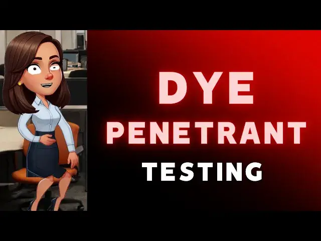 Video thumbnail for Liquid Penetrant Testing (Dye Penetrant)- Animation