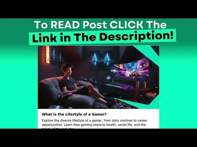 Video thumbnail for What is the Lifestyle of a Gamer?