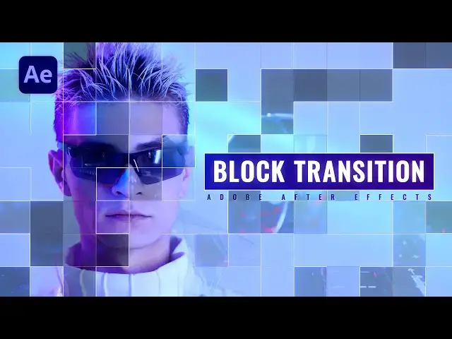 'Video thumbnail for HI TECH BLOCK TRANSITION in After Effects Tutorial'