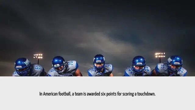 Video thumbnail for How Many Points Does A Team Get For A Touchdown In American Football