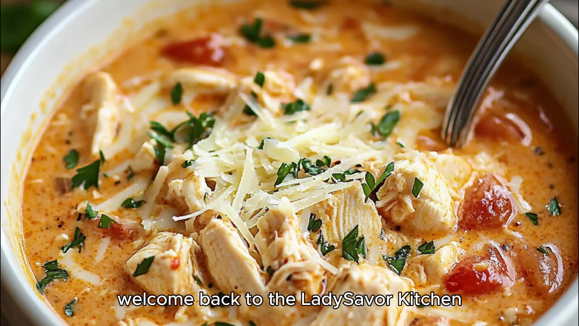 Video thumbnail for Creamy Crock Pot Chicken Parmesan Soup